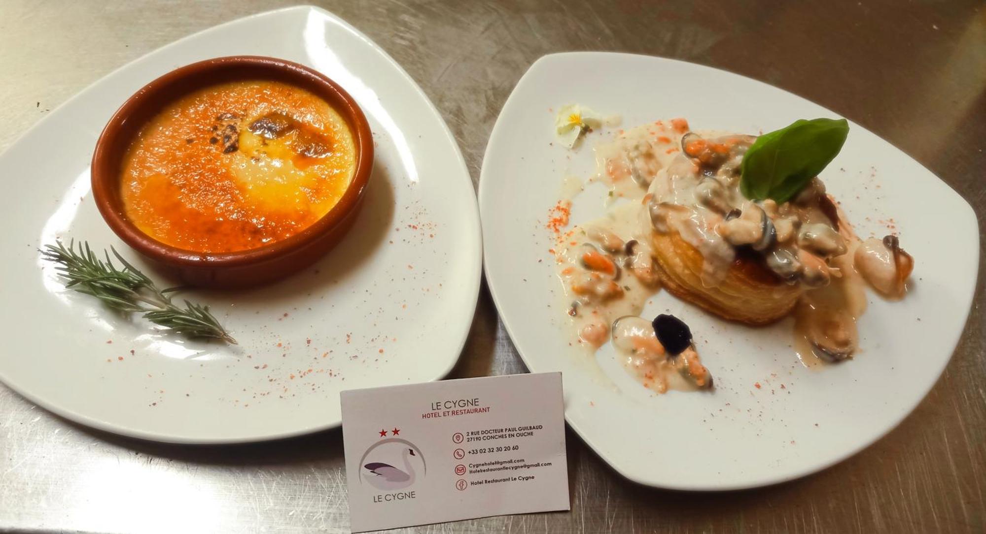 天鹅餐厅酒店 Conches-en-Ouche 外观 照片